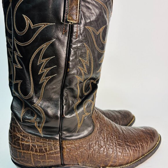 Brahma Genuine Elephant Boots Size 13 D - Picture 13 of 16